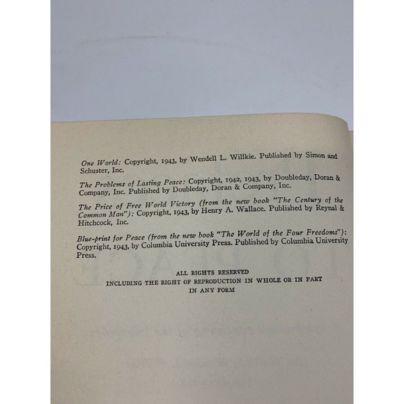 Prefaces to Peace, a symposium consisting of the following, see details. - Picture 4 of 5